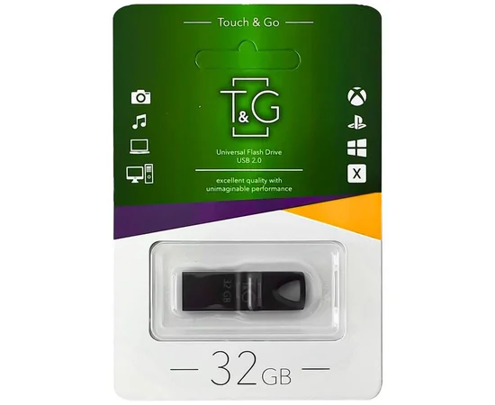 Флеш-драйв USB 3.0 Flash Drive T&G 117 Metal Series 32GB Черный