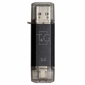 Флеш-накопитель T&G 009 Star Series 2in1 USB 3.0 (USB-A/C) &mdash; 256GB Черный