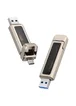 Флеш накопитель USAMS US-ZB274 USB3.2+Type-C GEN1 Dual Ports Aluminum Alloy 5G Flash Drive 128Gb Silver