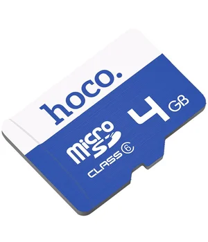 Карта памяти Hoco microSDHC Class 10 - 4GB (без адаптера) Синий Карта памяти Hoco microSDHC Class 10 - 4GB (без адаптера) Синий