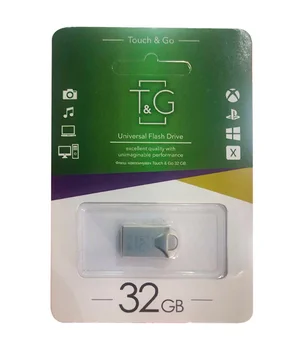 Флеш-драйв USB 3.0 Flash Drive T&G 106 Metal Series 32GB Серебряный