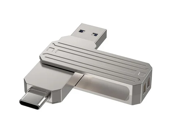 Флеш-накопитель WIWU WI-FD003 Infinite 2in1 Type-C USB 3.2 - 32GB Silver