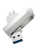 Флеш-накопитель Hoco UD10 Metal Flash 2in1 USB 3.0/Type-C - 128GB Gray