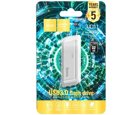 Флеш-накопитель Hoco UD11 USB3.0 - 32GB White