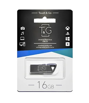 Флеш-драйв USB 3.0 Flash Drive T&G 114 Metal Series 16GB Черный