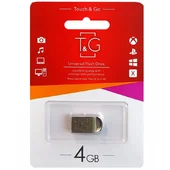 Флеш-накопитель T&G 107 Metal Series &mdash; 4GB Серебряный