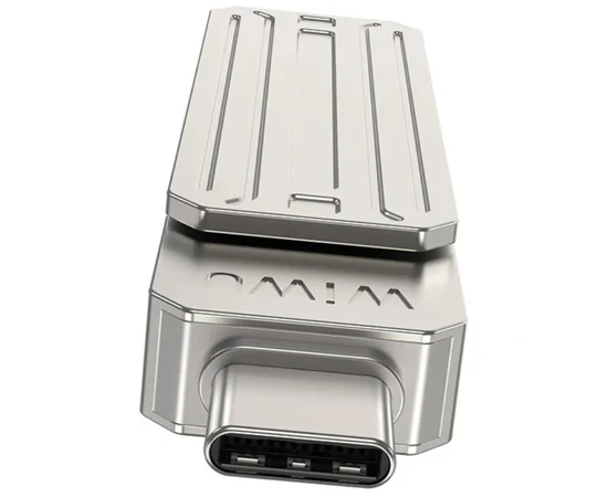 Флеш-драйв USB 3.0 Flash Drive WIWU Wi-FD001 3 in 1 32GB Silver
