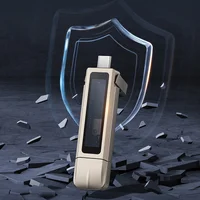 Флеш накопитель USAMS US-ZB279 USB3.2+Type-C GEN1 Dual Ports Aluminum Alloy 10G Flash Drive 256G Silver