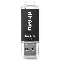 Флеш-накопичувач Hi-Rali Rocket Series USB 3.0 - 64GB Чорний