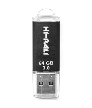Флеш-накопичувач Hi-Rali Rocket Series USB 3.0 - 64GB Чорний