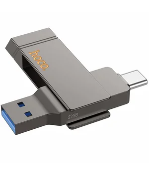 Флеш-накопитель Hoco UD15 2in1 Type-C USB 3.2 - 32GB Silver