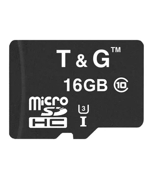 Карта памяти T&G (UHS-3) microSDHC Class 10 - 16GB (без адаптера) Черный