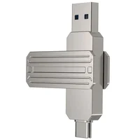 Флеш-накопитель WIWU WI-FD003 Infinite 2in1 Type-C USB 3.2 - 512GB Silver
