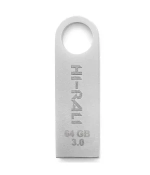 Флеш-накопитель Hi-Rali Shuttle USB 3.0 Серебряная серия &mdash; 64GB Серебряный