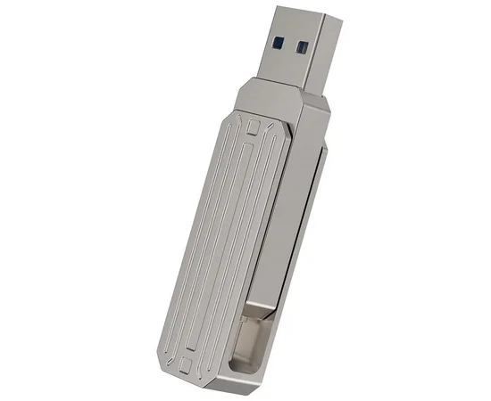 Флеш-накопитель WIWU WI-FD003 Infinite 2in1 Type-C USB 3.2 - 32GB Silver