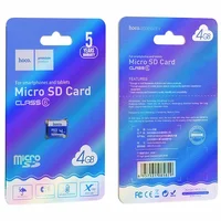 Карта памяти Hoco microSDHC 4GB Card Class 6 Blue