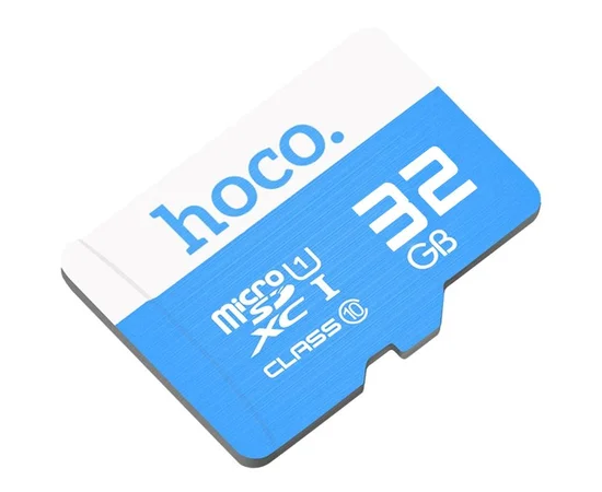 Карта пам'яті Hoco microSDHC Class 10 – 32GB (без адаптера) Blue