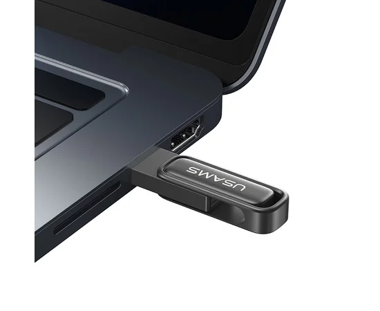 Флеш накопитель USAMS US-ZB332 USB3.0 Zinc Alloy Rotating Flash Drive 64Gb Tarnish