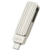 Флеш-драйв USB 3.0 Flash Drive WIWU Wi-FD001 3 in 1 32GB Silver