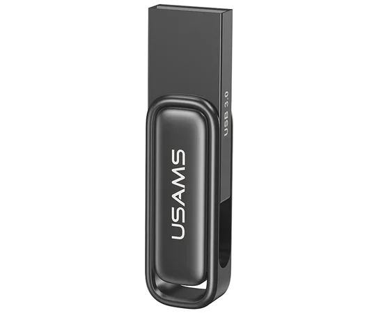 Флеш накопичувач USAMS US-ZB334 USB3.0 Zinc Alloy Rotating Flash Drive 256Gb Tarnish