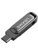 Флеш накопитель USAMS US-ZB346 USB3.2 Type-C High-Speed Flash Drive With Dual Ports 32Gb Tarnish