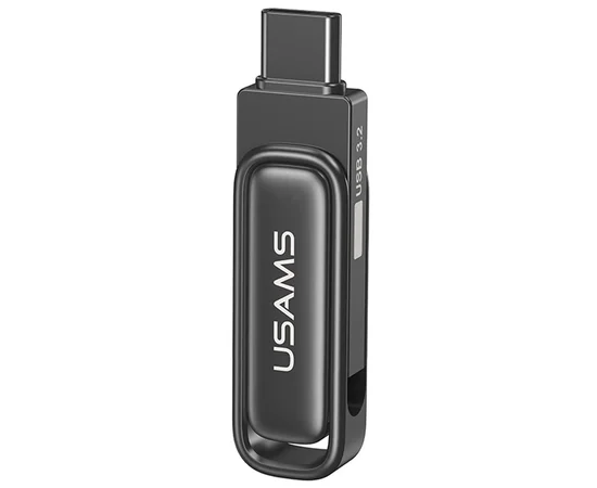 Флеш накопитель USAMS US-ZB348 USB3.2 Type-C High-Speed Flash Drive With Dual Ports 128Gb Tarnish