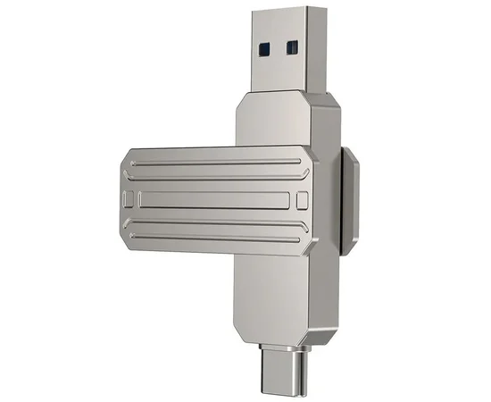 Флеш-накопитель WIWU WI-FD003 Infinite 2in1 Type-C USB 3.2 - 32GB Silver