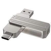 Флеш-накопитель WIWU WI-FD003 Infinite 2in1 Type-C USB 3.2 - 512GB Silver