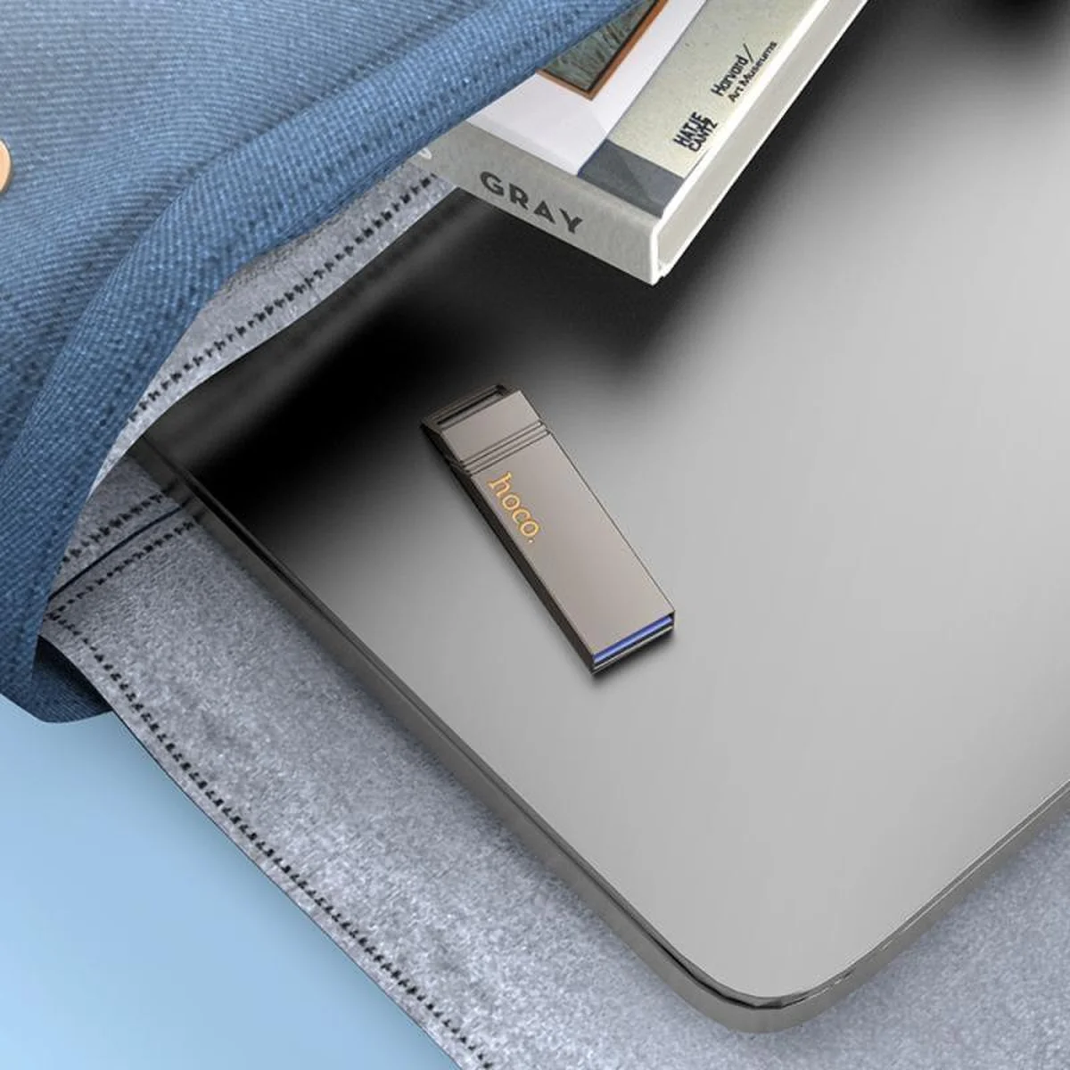 Флеш-накопитель Hoco UD13 USB3.2 - 256GB Gray