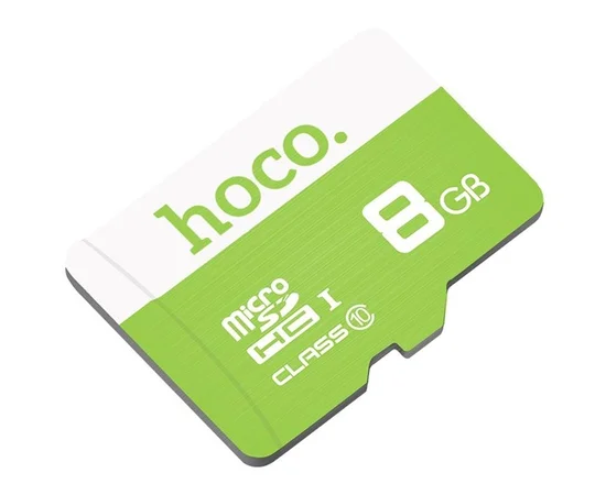 Карта пам'яті Hoco microSDHC Class 10 – 8GB (без адаптера) Green