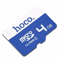 Карта памяти Hoco microSDHC 4GB Card Class 6 Blue