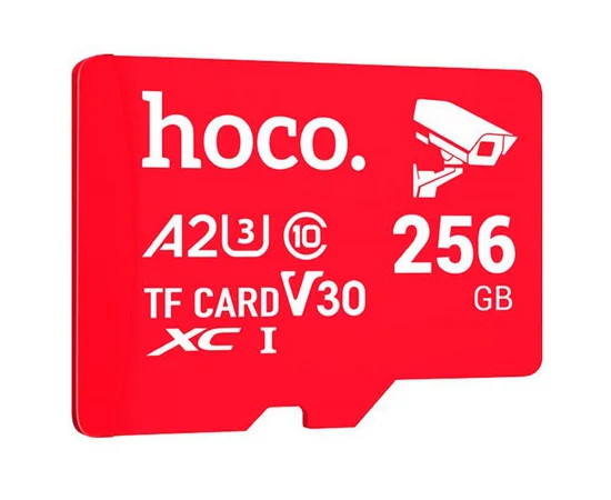Карта пам'яті Hoco microSDHC Class 10 - 256GB (без адаптера) Red