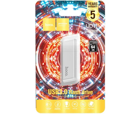 Флеш-накопичувач Hoco UD11 USB3.0 - 64GB White