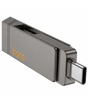 Флеш-накопитель Hoco UD15 2in1 Type-C USB 3.2 - 32GB Silver