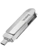 Флеш-накопитель Hoco UD10 Metal Flash 2in1 USB 3.0/Type-C - 64GB Gray