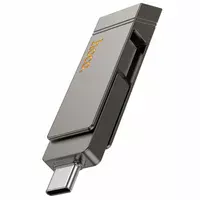 Флеш-накопитель Hoco UD15 2in1 Type-C USB 3.2 - 32GB Silver