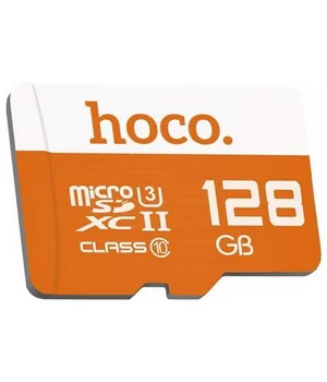 Карта пам'яті Hoco microSDXC Class 10 - 128GB (без адаптера) Orange