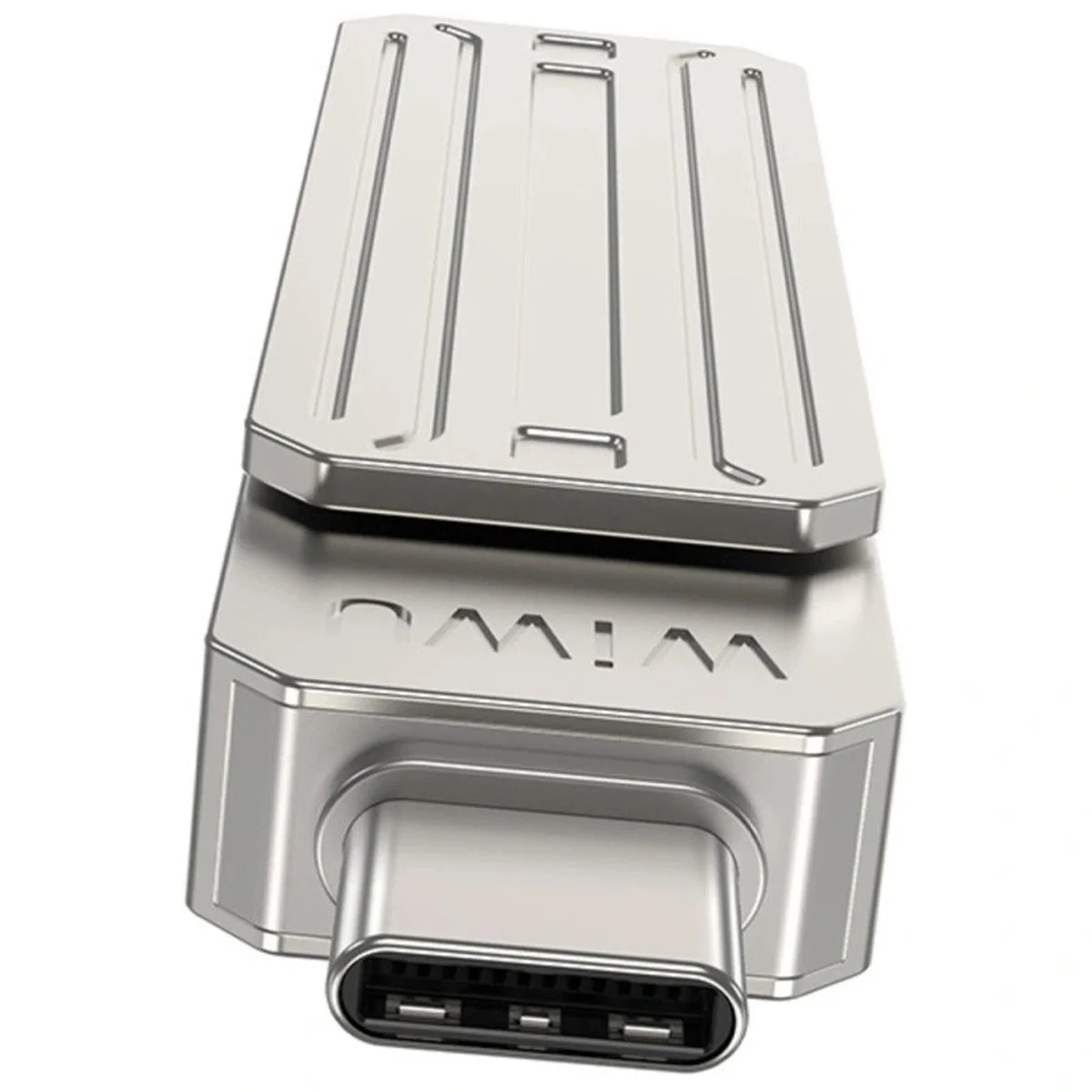 Флеш-драйв USB 3.0 Flash Drive WIWU Wi-FD001 3 in 1 32GB Silver
