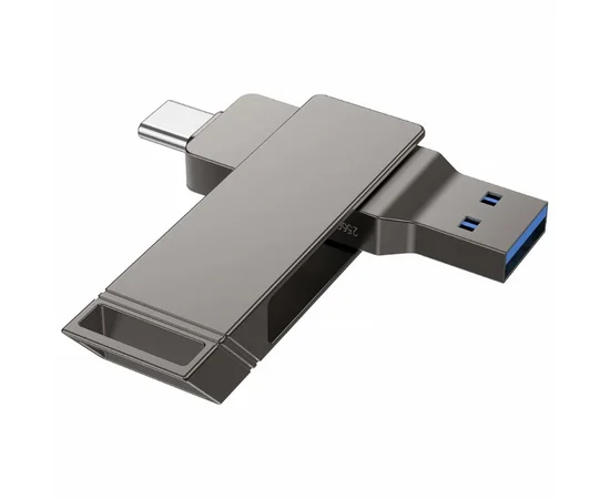 Флеш-накопитель Hoco UD15 2in1 Type-C USB 3.2 - 32GB Silver