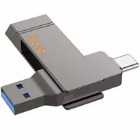 Флеш-накопитель Hoco UD15 2in1 Type-C USB 3.2 - 32GB Silver