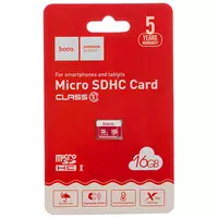 Карта памяти Hoco microSDHC Class 10 - 16GB (без адаптера) Marsala