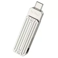 Флеш-драйв USB 3.0 Flash Drive WIWU Wi-FD001 3 in 1 32GB Silver