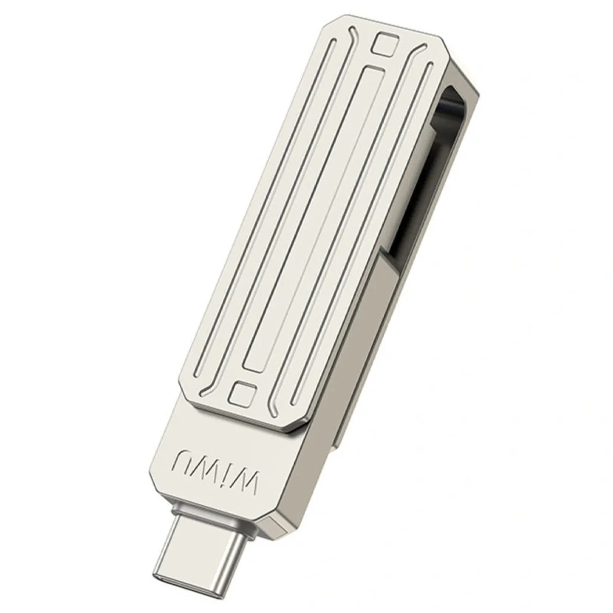 Флеш-драйв USB 3.0 Flash Drive WIWU Wi-FD001 3 in 1 32GB Silver