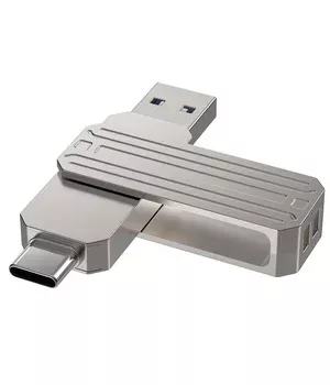 Флеш-накопичувач WIWU WI-FD003 Infinite 2in1 Type-C USB 3.2 - 512GB Silver