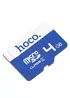 Карта памяти Hoco microSDHC 4GB Card Class 6 Blue