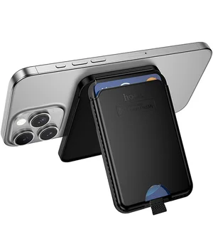 Кардхолдер магнитный Hoco E91I Tiger с трекером 120 mAh Black Кардхолдер магнитный Hoco E91I Tiger с трекером 120 mAh Black