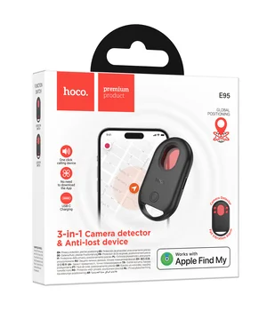 Трекер Hoco E95 Quest + детектор скрытых камер 65 mAh Black