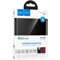 Трекер Hoco E91G Tiger обложка паспорта + БЗУ 100 mAh Black