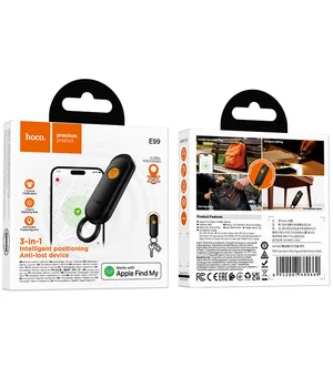 Трекер Hoco E99 Flash + сигнальная подсветка и вибросигнализация 150 mAh Black