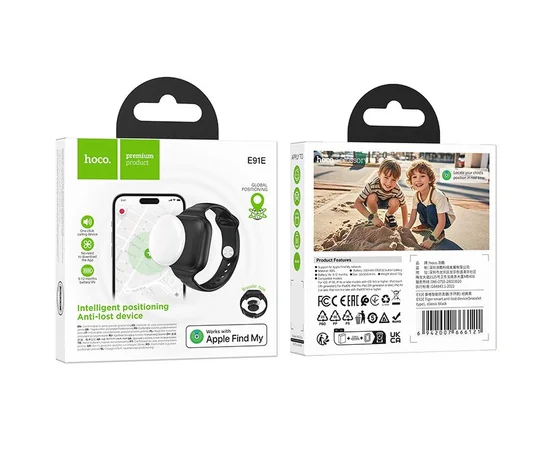 Трекер Hoco E91E Tiger Bracelet 230 mAh Classic Black